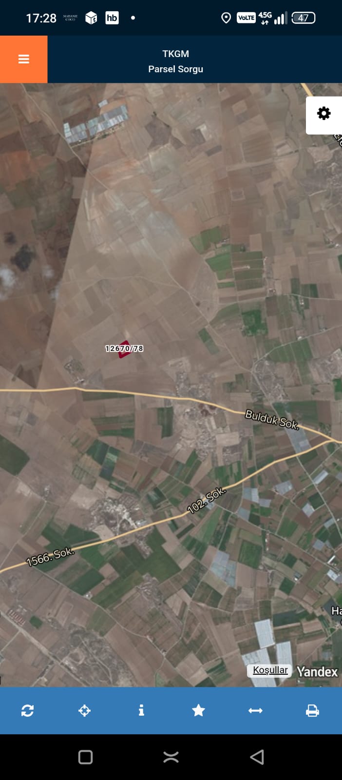sakintepe mahallesinde satılık tarla
